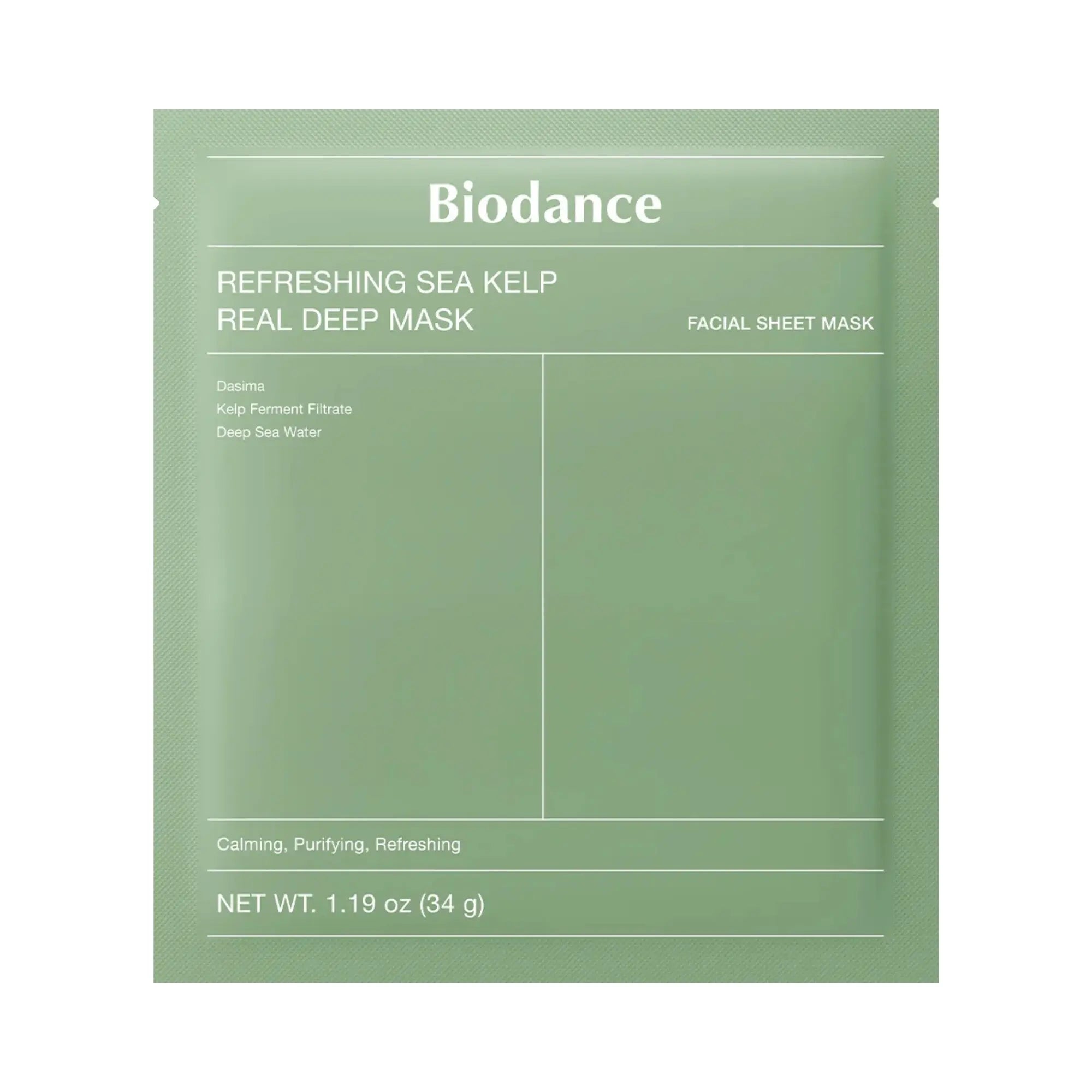 Biodance Refreshing Sea Kelp Real Deep Mask